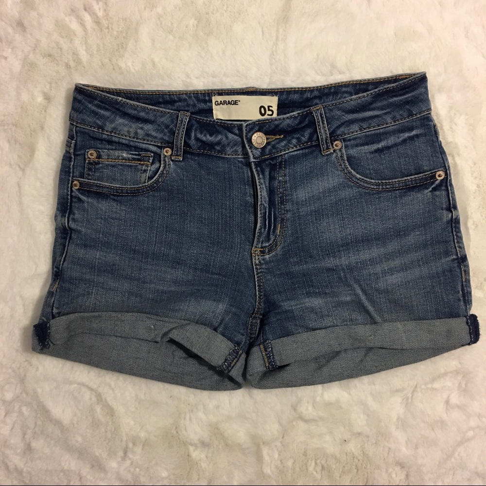 Garage jean shorts
